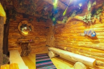 Русская баня на дровах «Лесная Хижина»: Баня Царская с сеновалом