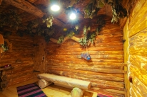 Русская баня на дровах «Лесная Хижина»: Баня Царская с сеновалом